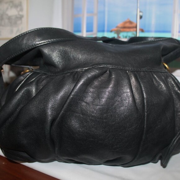 $599 ABRO Romania THE Softest Leather You EVA Felt Hobo Shoulder Bag Purse - Picture 4 of 11